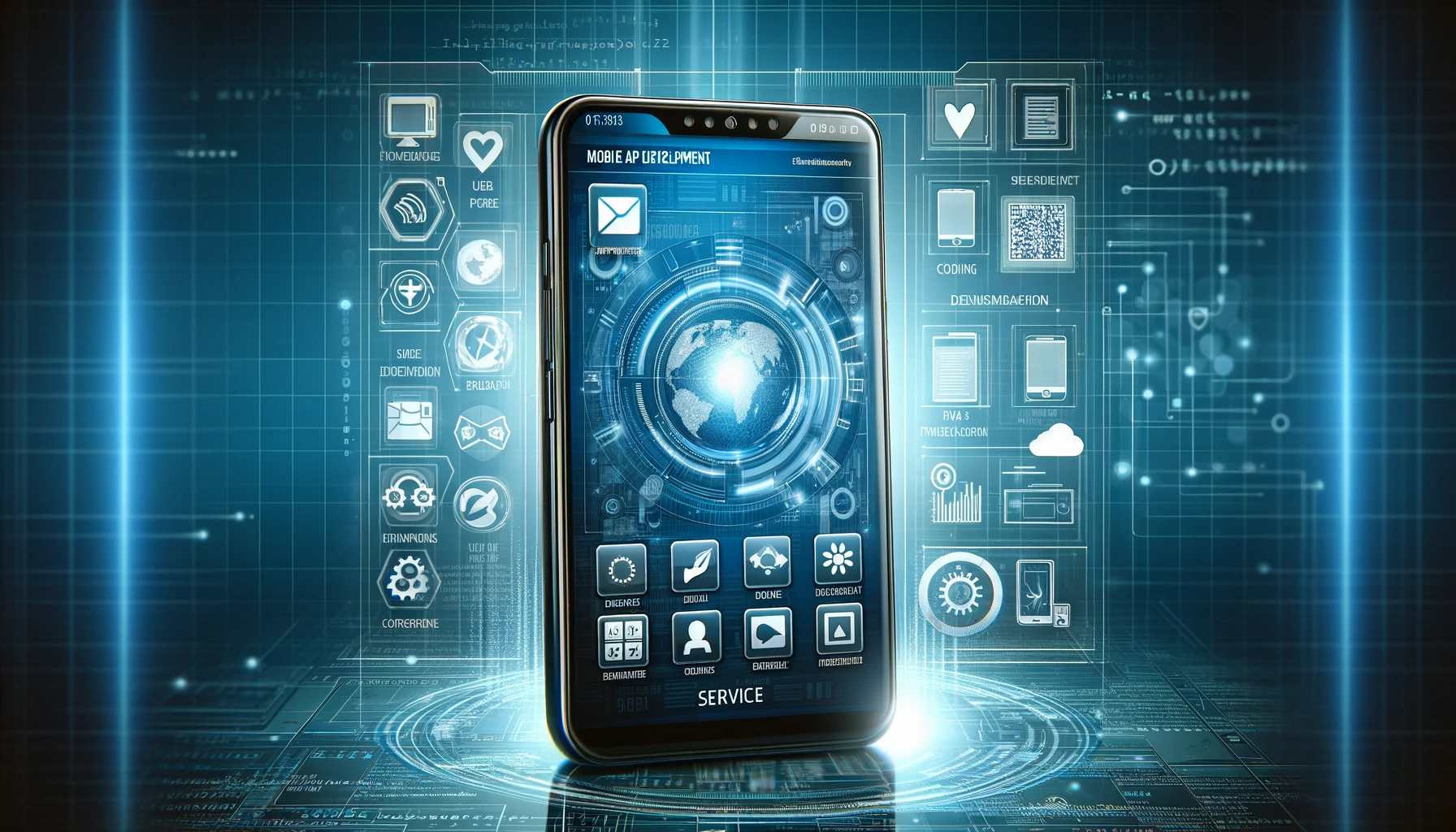 Image showing a mobile app running some advanced technology
