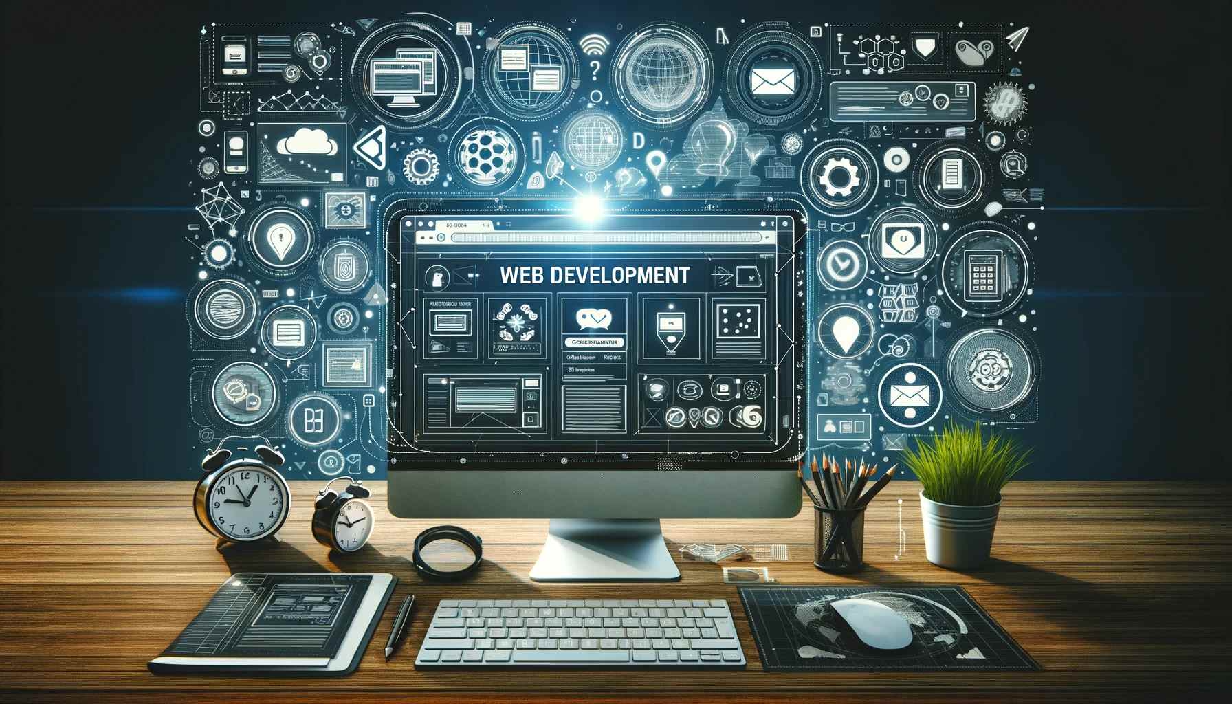 Image showing an advanced web app being developed